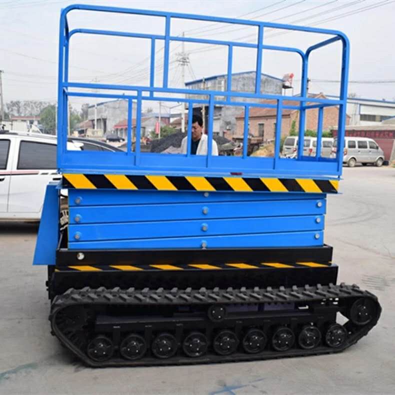 新品上市履帶式鋁合金升降機|電動升降貨梯|移動式高空作業(yè)升降平臺